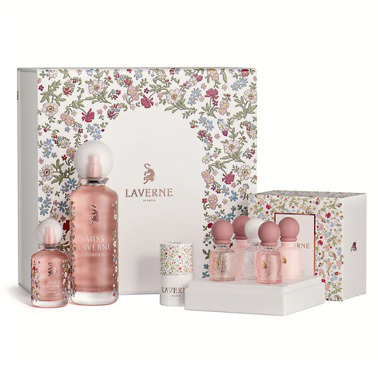 Laverne Miss Laverne Garden Collection (200 ml + 50 ml + 6x 10 ml + Elegant Scarf) Gift Set perfume bottle