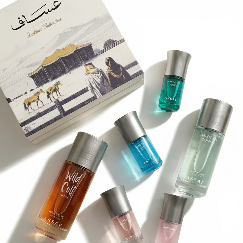 Assaf Wild Colt Bakhour & Arrogate Comete Gift Set perfume bottle
