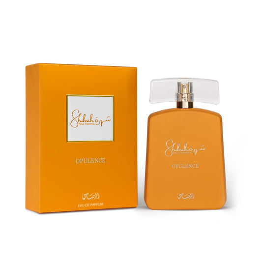 Rasasi Shuhrah Opulence Eau de Parfum 90 mL – For Women perfume bottle